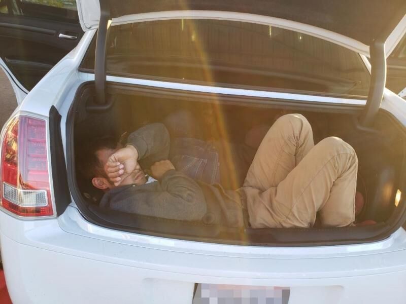 Canine Detects 3 Illegal Aliens Hiding in Trunk at Immigration Checkpoint
